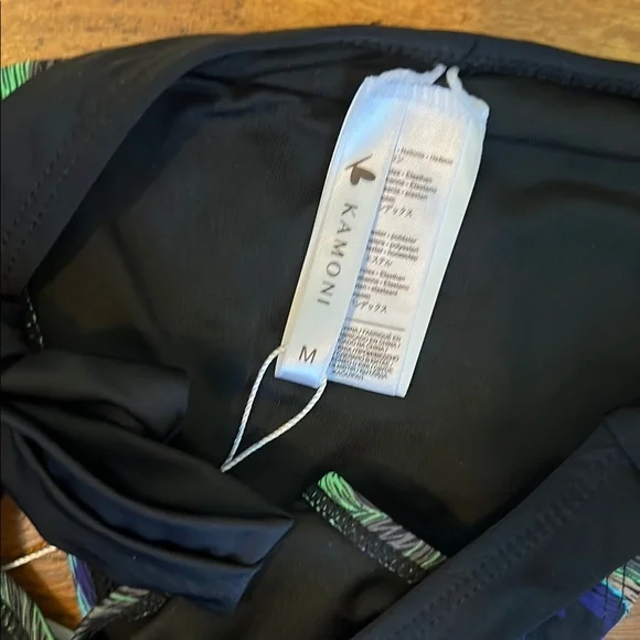 Black and Green Peacock Print Bikini - Picture 3 of 3